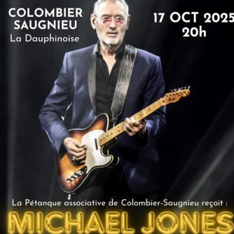 affiche du concert de michael jones vue de près.